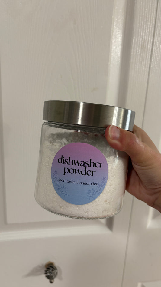 Non-toxic Dishwasher Detergent Powder Medium Jar
