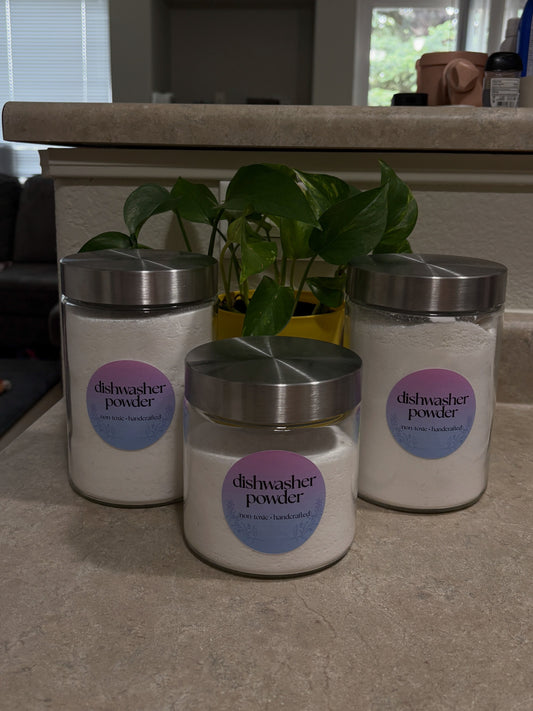 Non-toxic Dishwasher Detergent Powder Large Jar