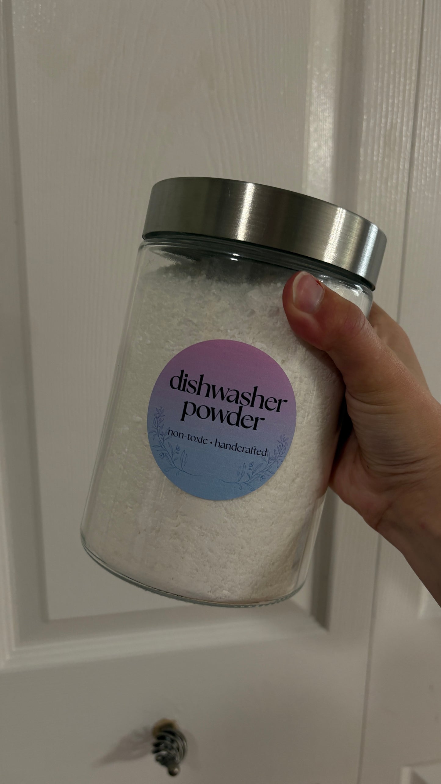 Non-toxic Dishwasher Detergent Powder Large Jar